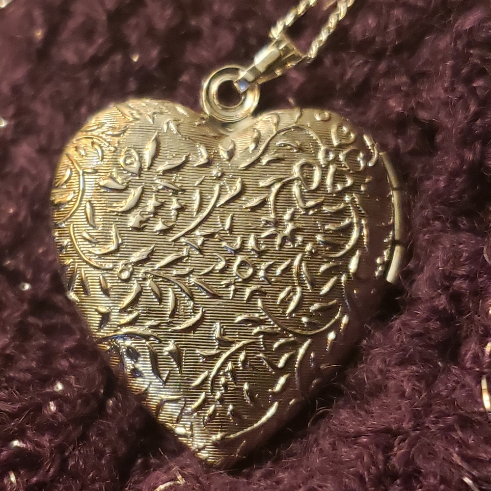 Heart Locket 🌹 Silver Valentine's Day ❤️🎀❤️ FREE 🌈 Heart Special ❤️ - Picture 11 of 13